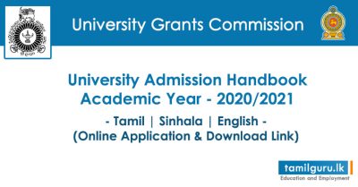 University Admission Handbook Academic Year - 2020-2021