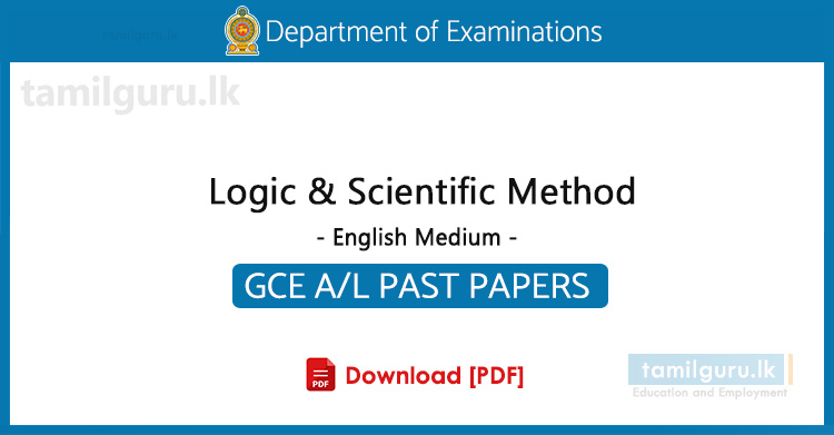 GCE AL Logic and Scientific Method Past Papers English Medium - Collection