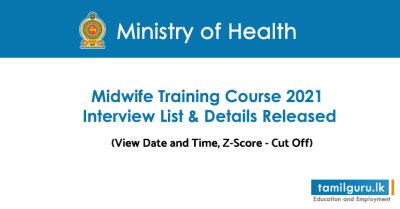 Midwife Interview Selected List 2021 (Date and Time Details)