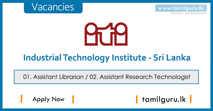 ITI Vacancies 2021 - Assistant Librarian, Assistant Research Technologist