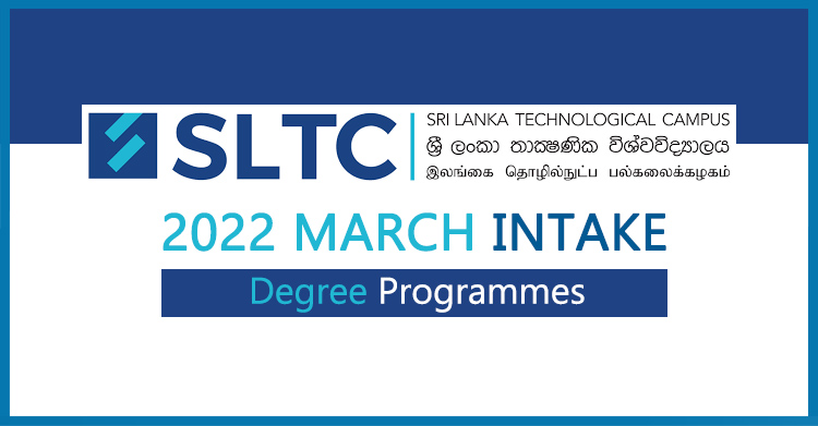 Sri Lanka Technological Campus (SLTC) - 2022 March Intake