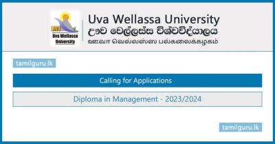 Diploma in Management (Course) 2023 - Uva Wellassa University