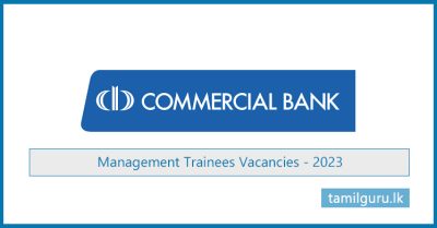 Management Trainees Vacancies 2023 - Commercial Bank of Ceylon PLC