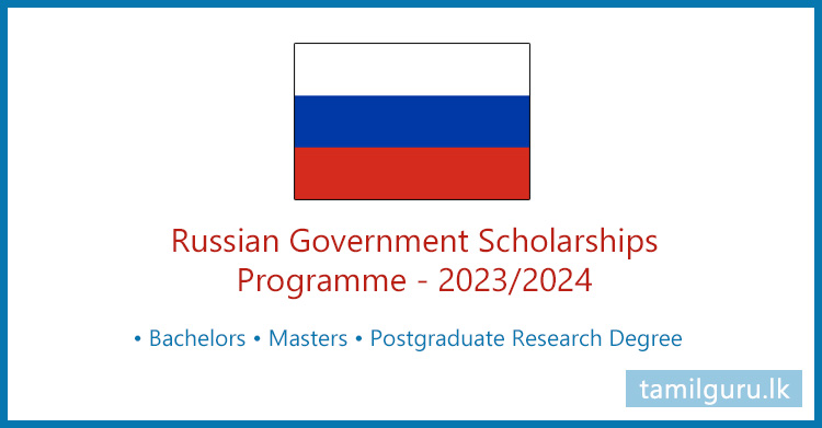 Russian Government Scholarships Programme Application 2023-2024
