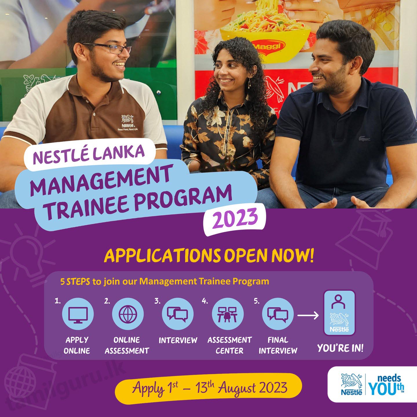 Management Trainee Programme (Vacancies) 2023 at Nestle Lanka