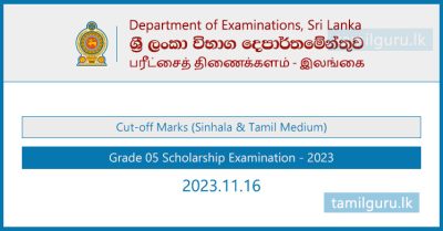 Grade 5 Scholarship Exam District Wise Cut-off Marks 2023