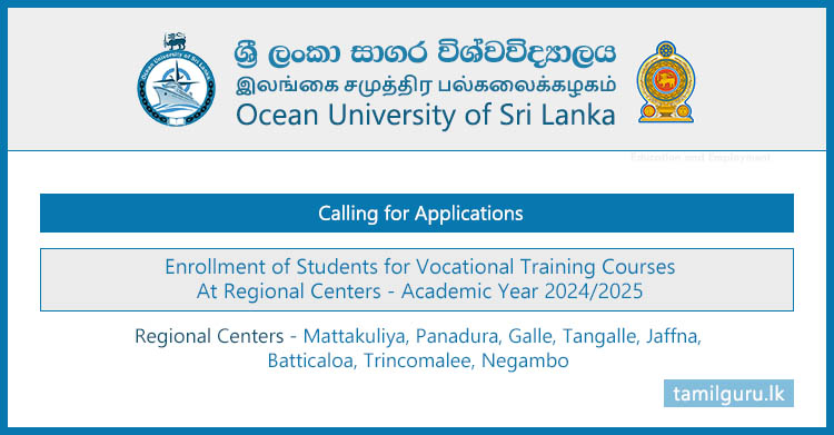 Vocational Training Courses 2024 - Ocean University