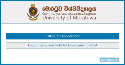 English Language Skills for Employment 2024 - University of Moratuwa