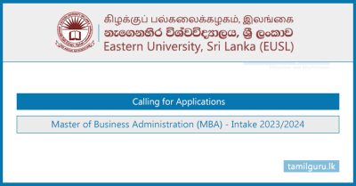 Master of Business Administration (MBA) 2024 - Eastern University