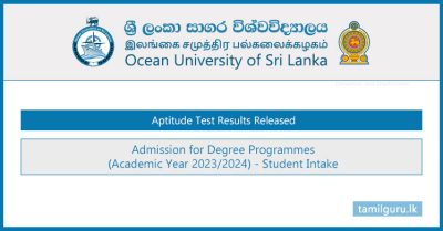 Ocean University Aptitude Test Results 2023 (2024)
