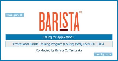 Professional Barista Training Program (Course) 2024 - Barista Sri Lanka