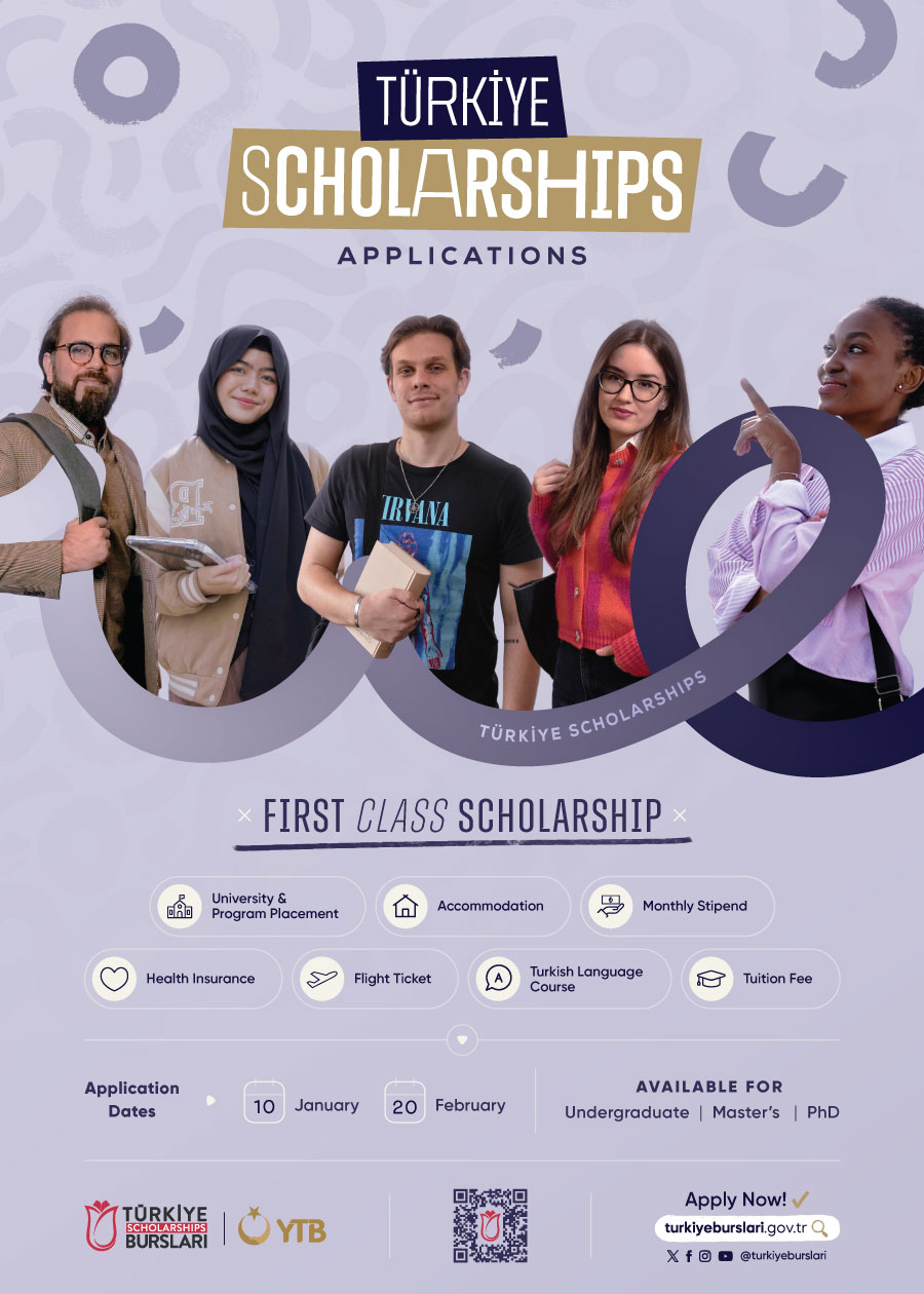 Turkey Scholarships Application - 2024 Poster