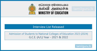 College of Education (Vidyapeeta) Interview List Released 2024