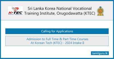 Korean Tech (KTEC) Courses Application 2024 (Intake II)