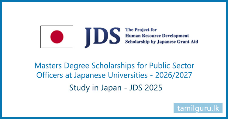 Japan (JDS) Masters Scholarships for Public Sector Officers 2026