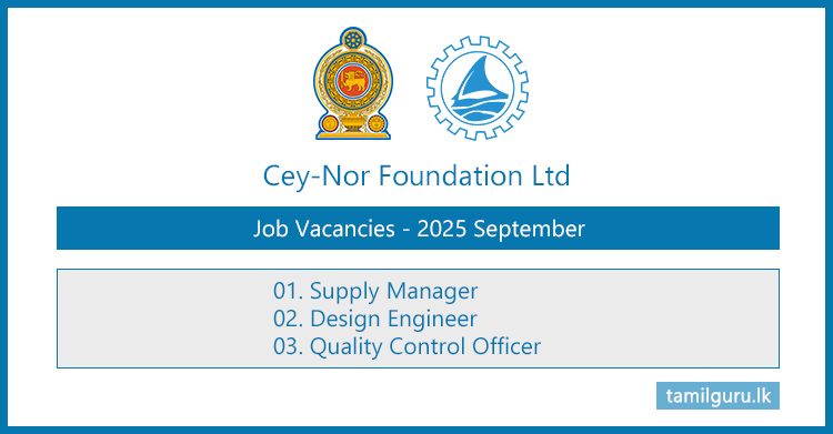 Cey Nor Foundation Ltd Job Vacancies 2025 September