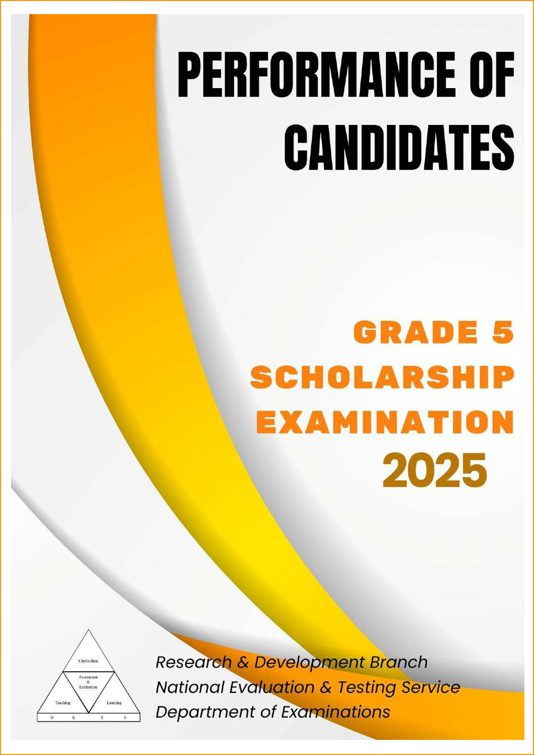 Statistical Reports (Performance of Candidates) - Grade 5 Scholarship Examination 2025