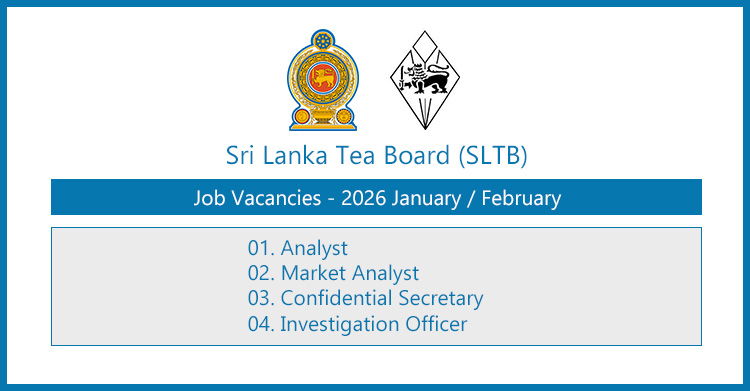 Sri Lanka Tea Board Job Vacancies - 2026 January