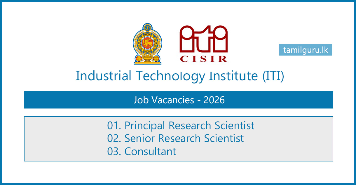 ITI Vacancies 2026 - Principal Research Scientist, Senior Research Scientist, Consultant